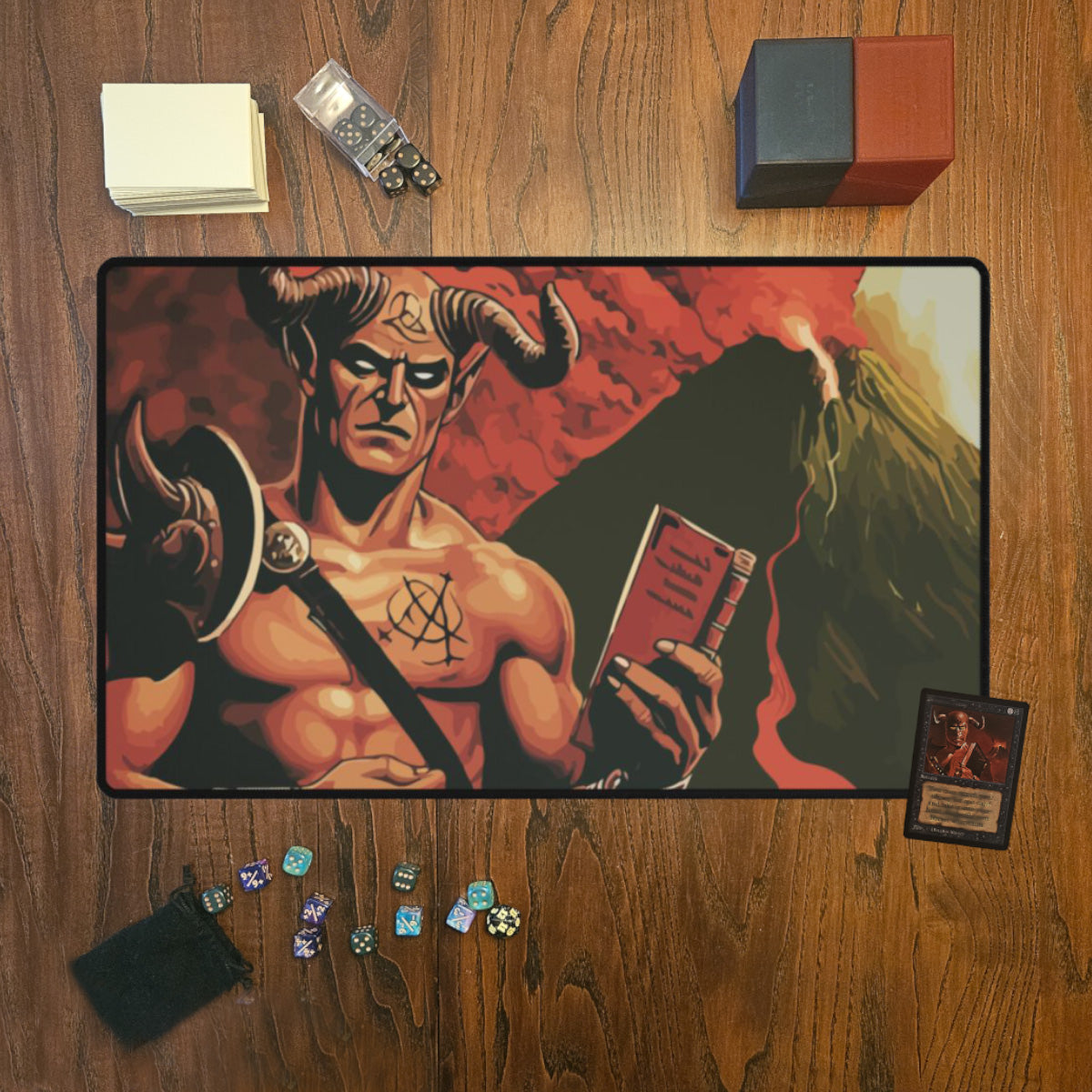 Demon Scholar - TCG Playmat
