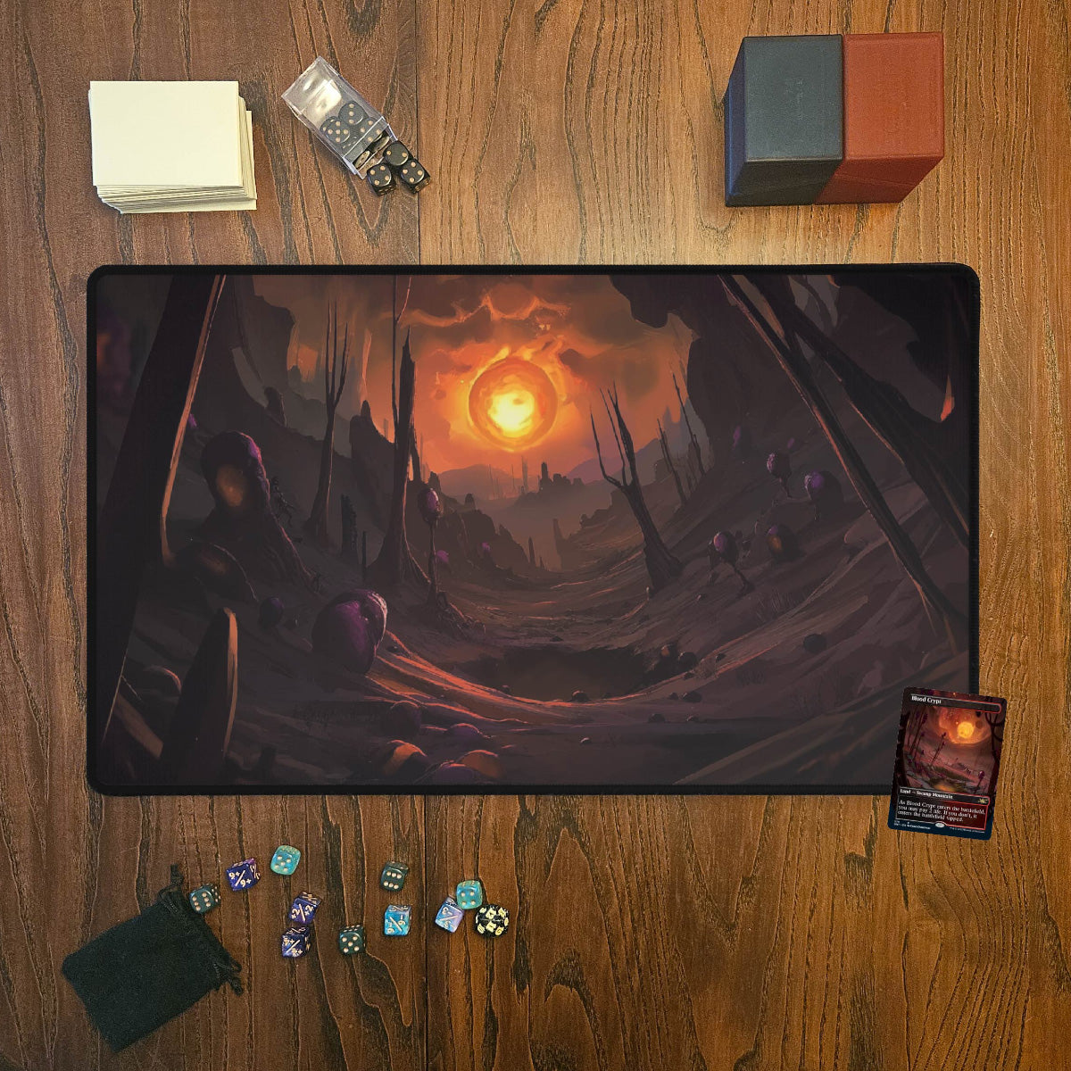 Lava Crypt - TCG Playmat