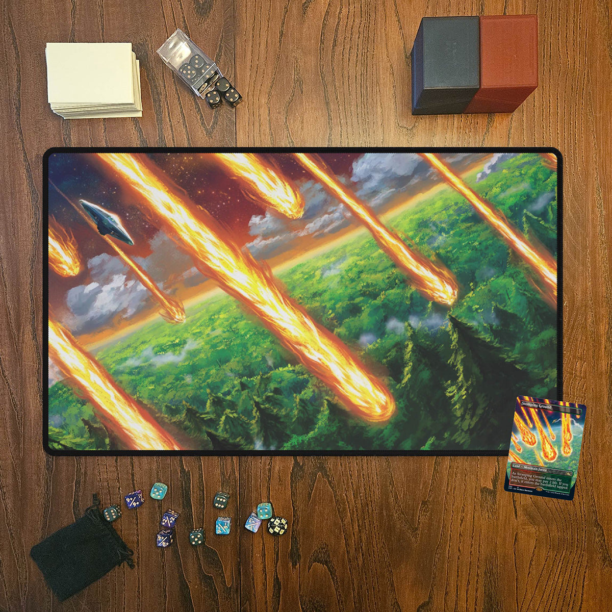 Meteor Strike - TCG Playmat