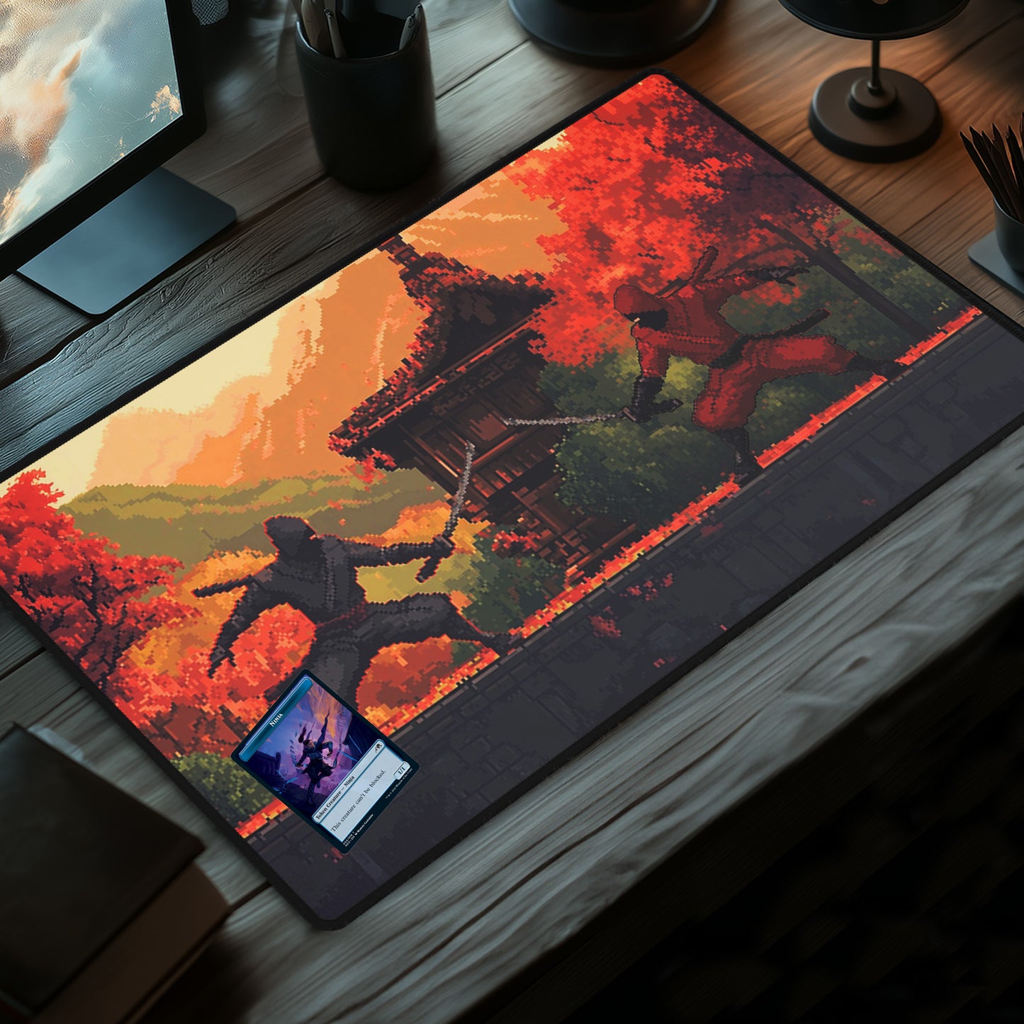 8-bit Ninja Showdown - TCG Playmat