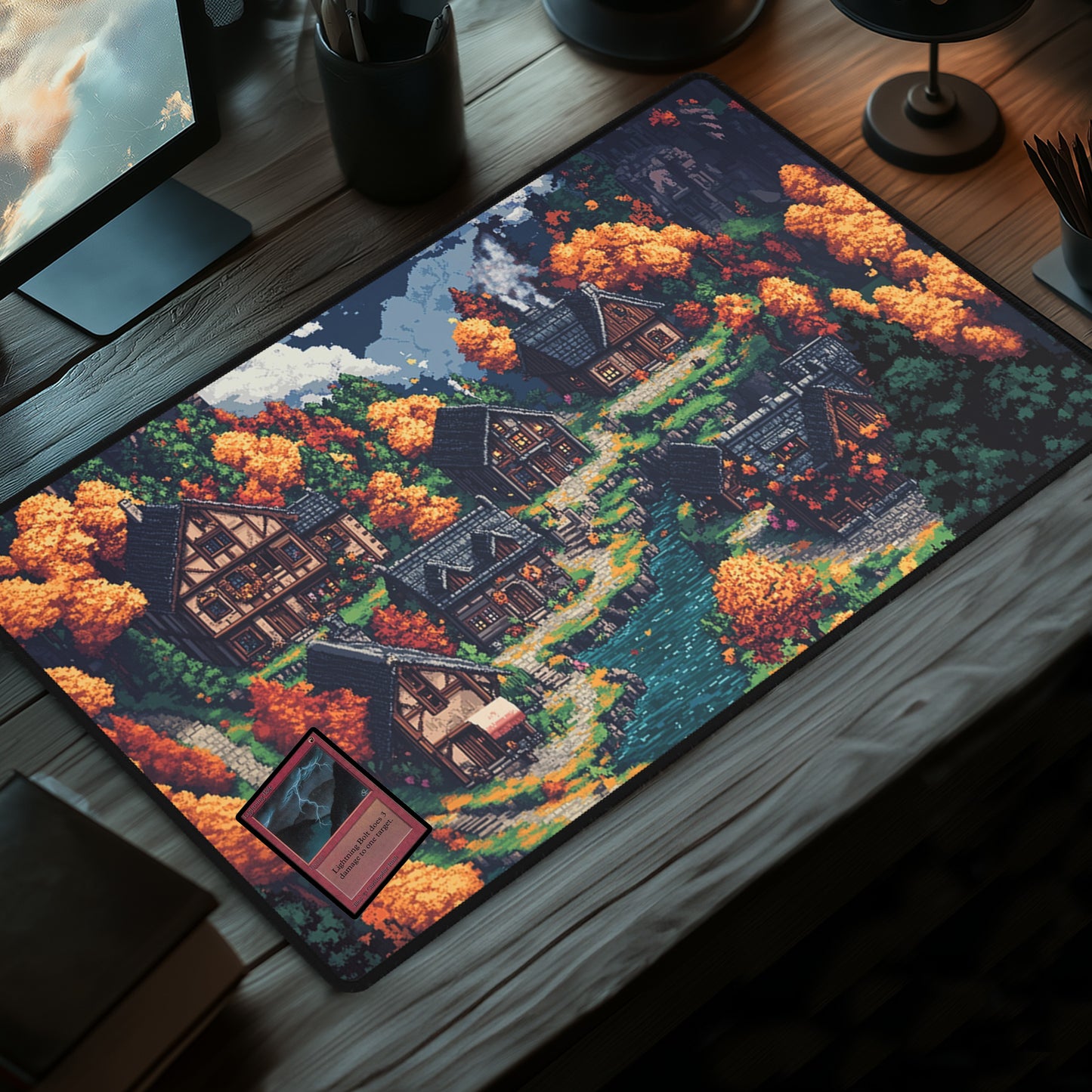 8-bit Village - TCG Playmat