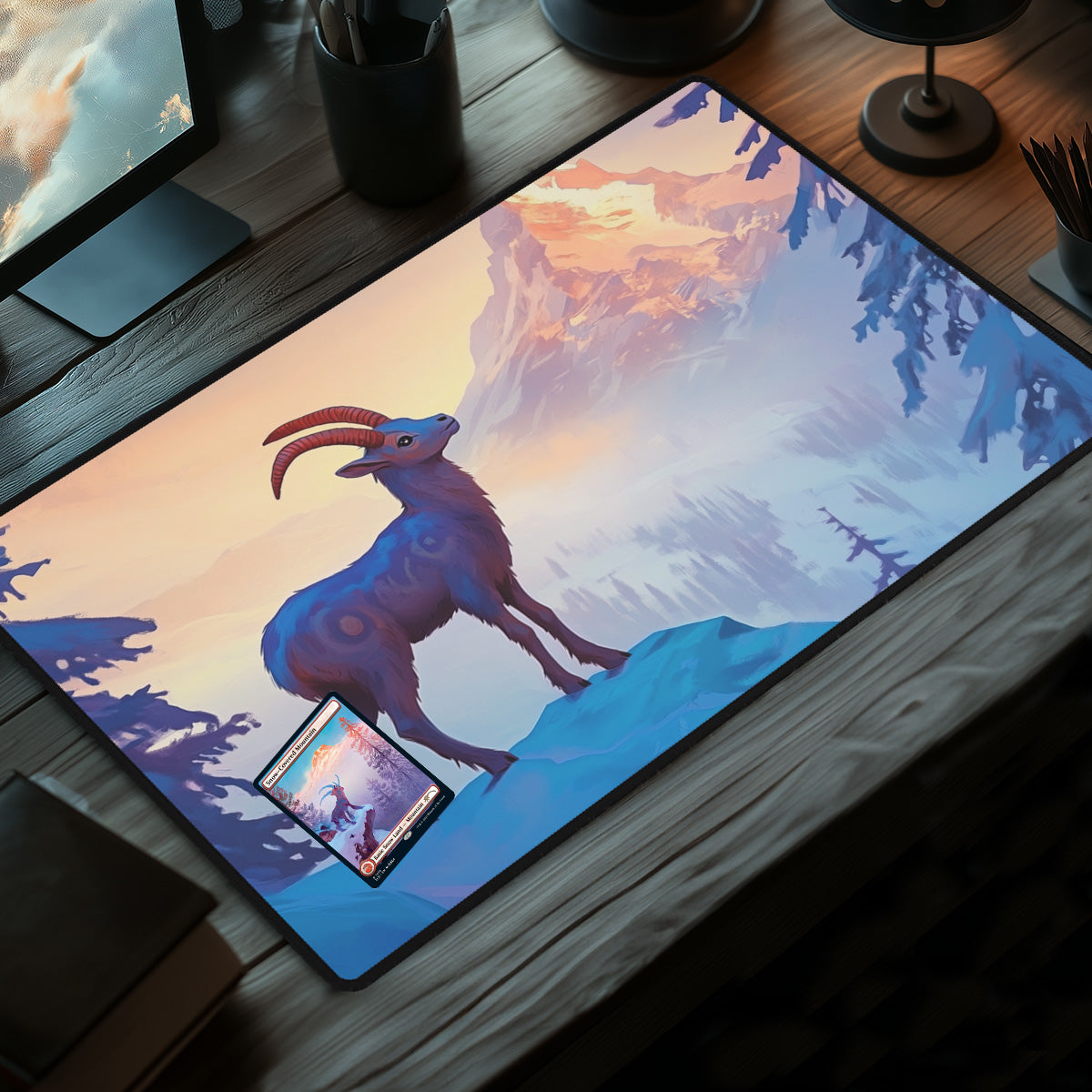 Snow Capped Forest - TCG Playmat