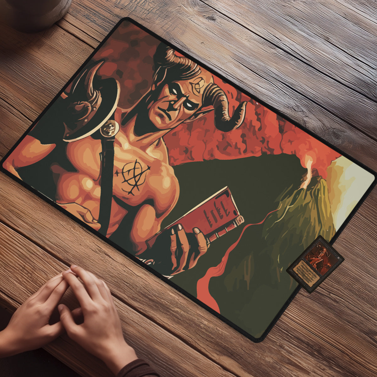 Demon Scholar - TCG Playmat