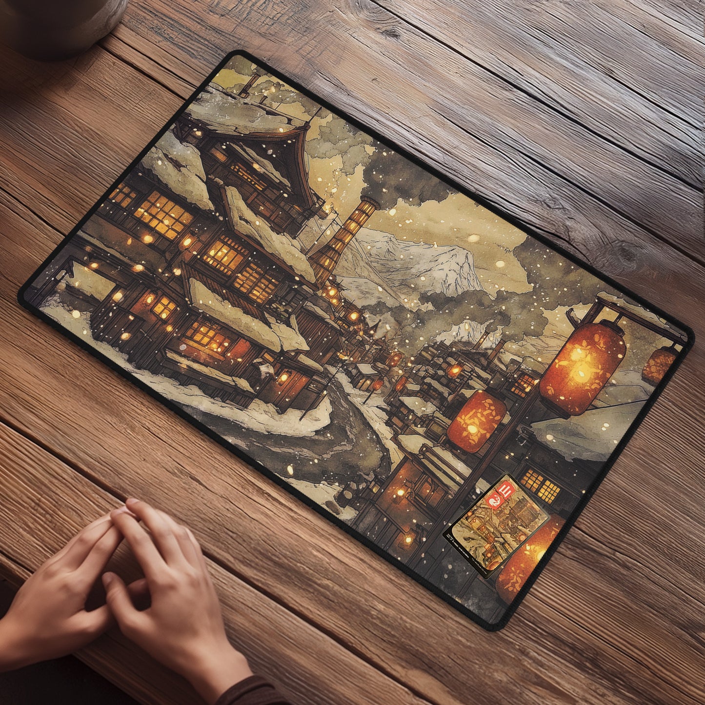 Premium TCG Playmat for Tabletop Games - Non-Slip Backing