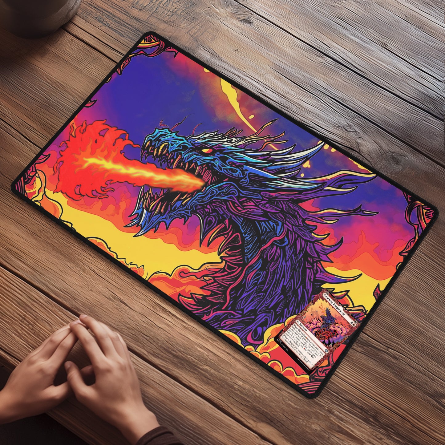 Breaching Elder Dragon - TCG Playmat