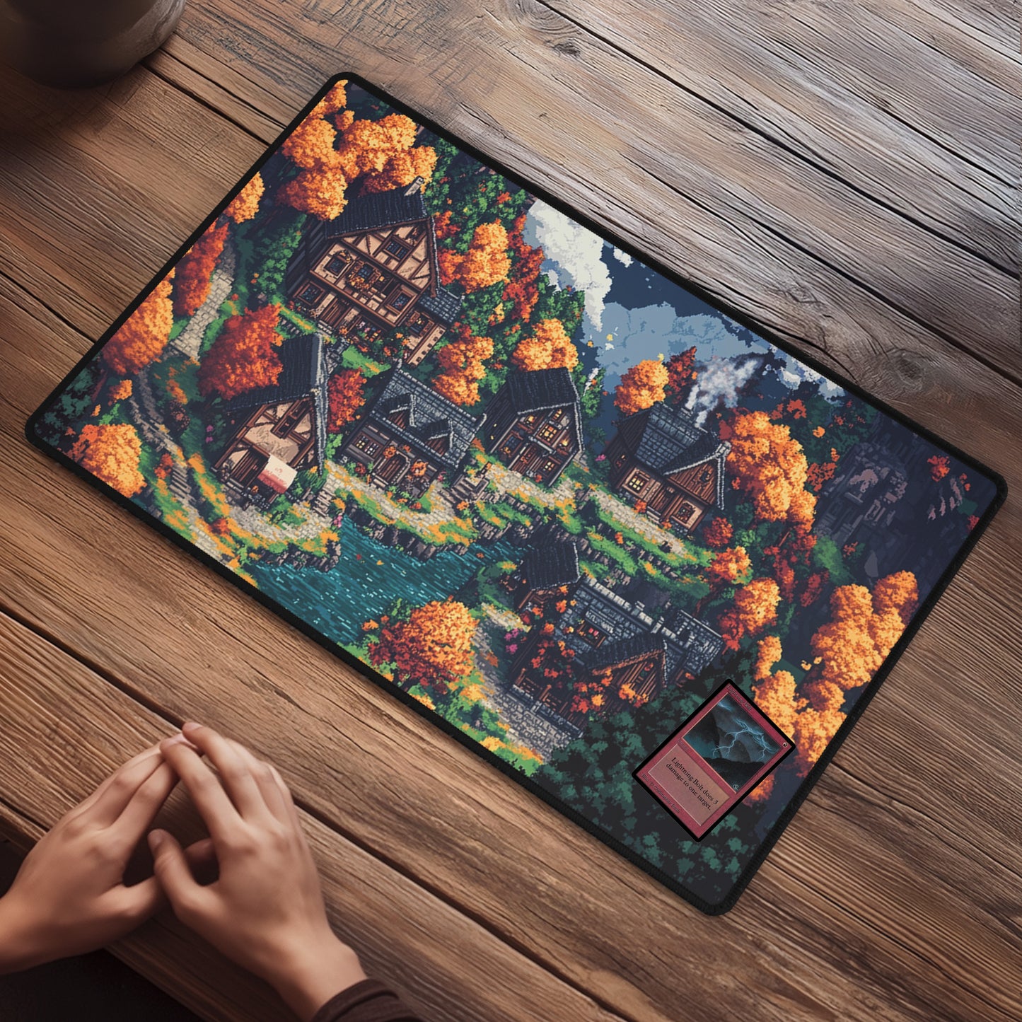 8-bit Village - TCG Playmat