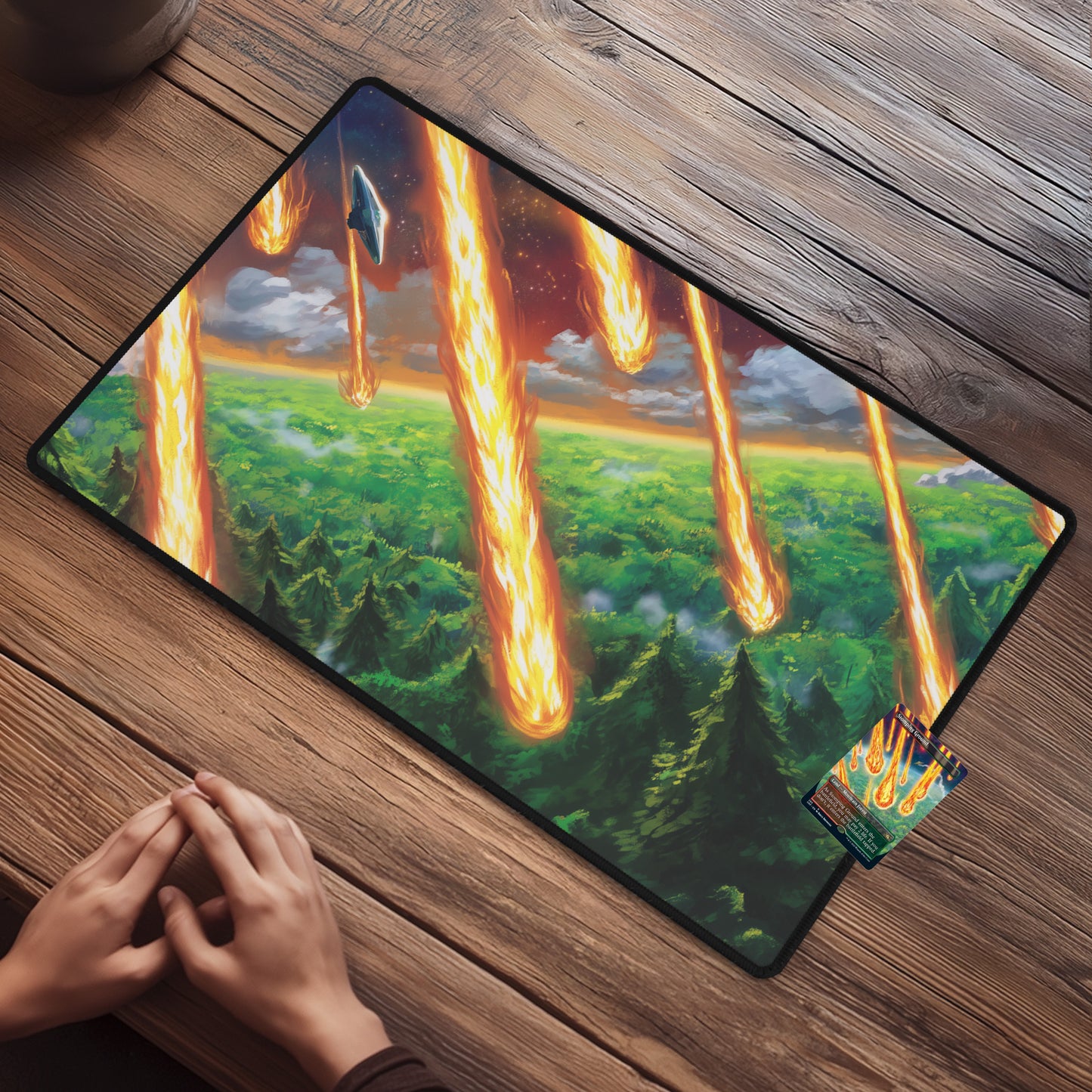 Meteor Strike - TCG Playmat