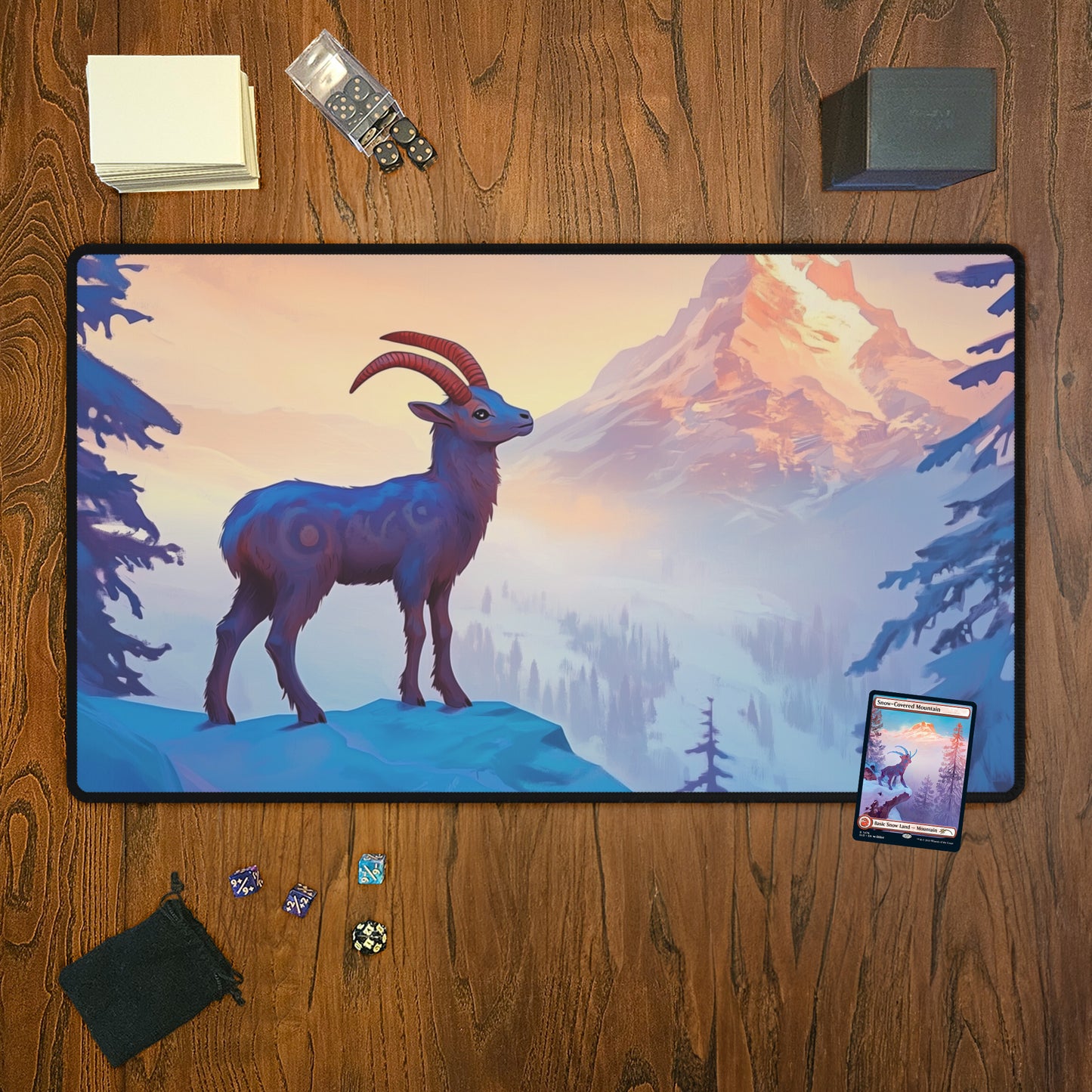 Snow Capped Forest - TCG Playmat