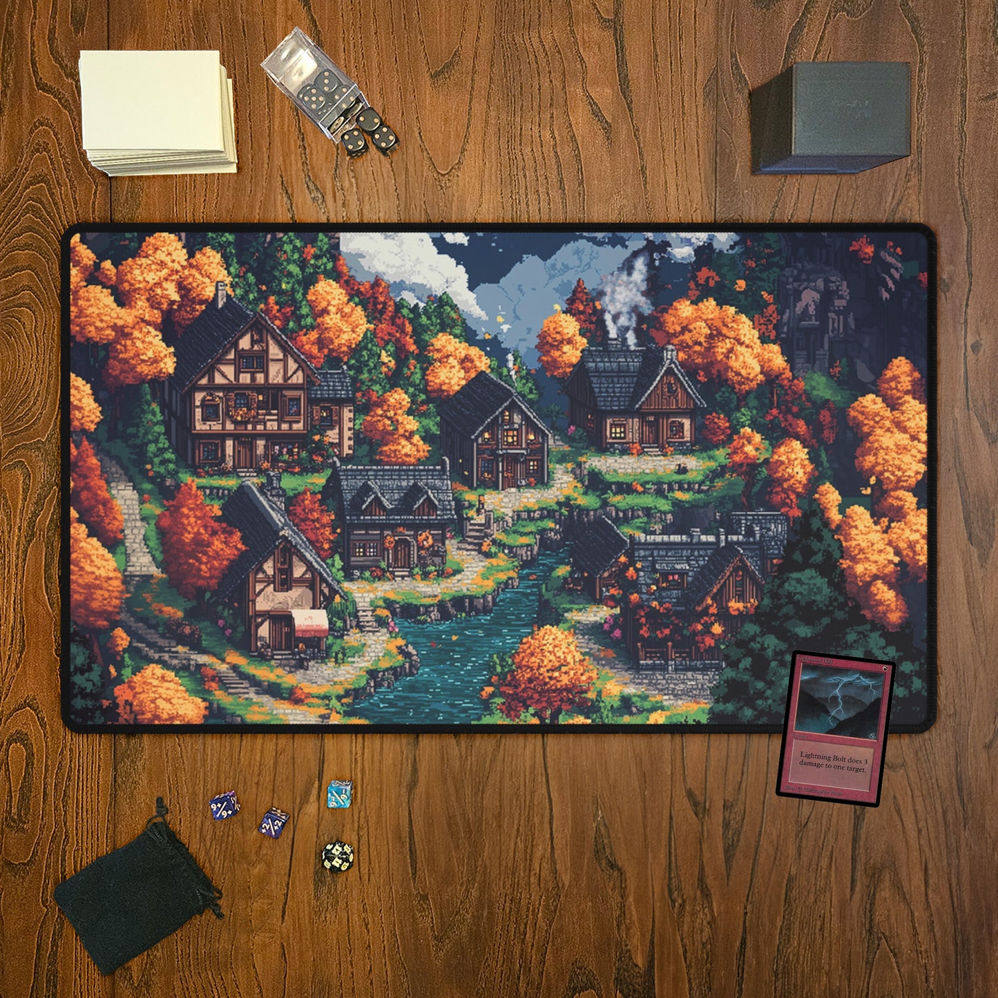 8-bit Village - TCG Playmat
