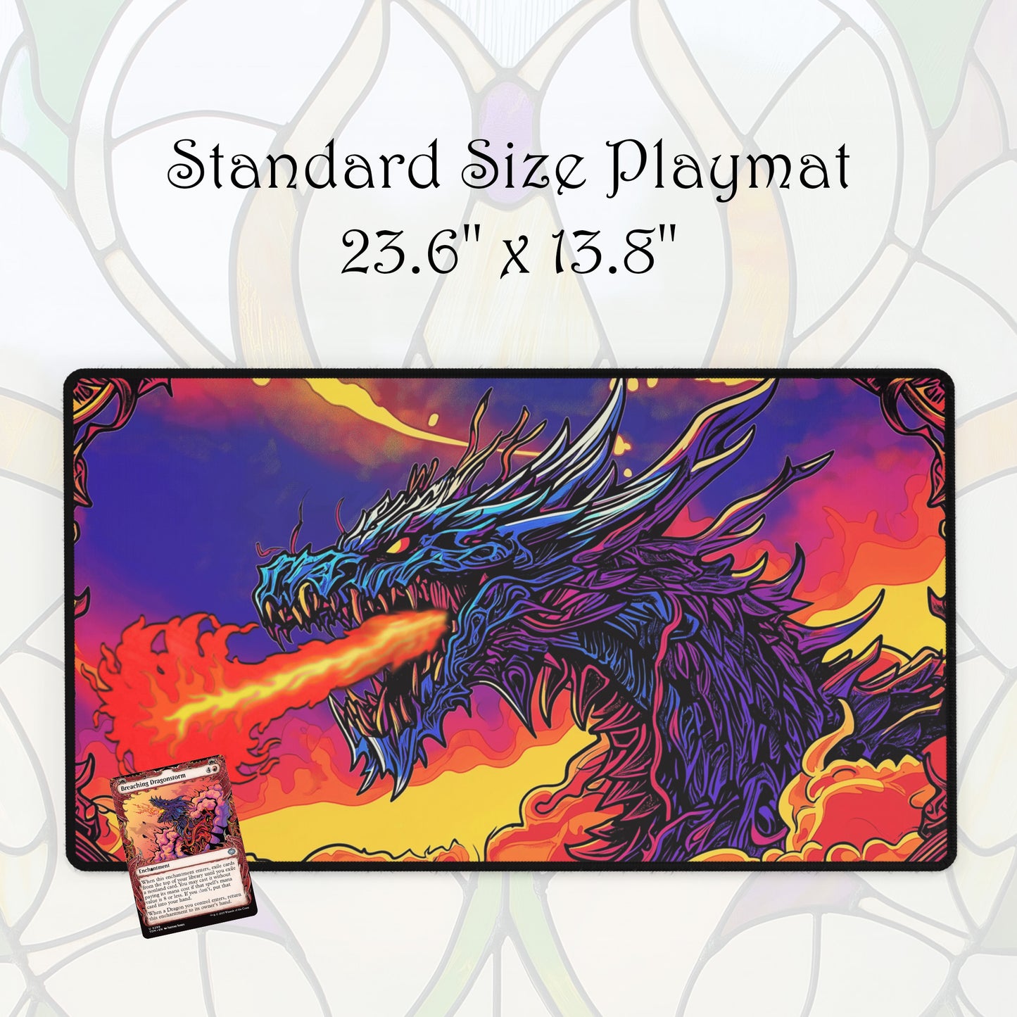 Breaching Elder Dragon - TCG Playmat