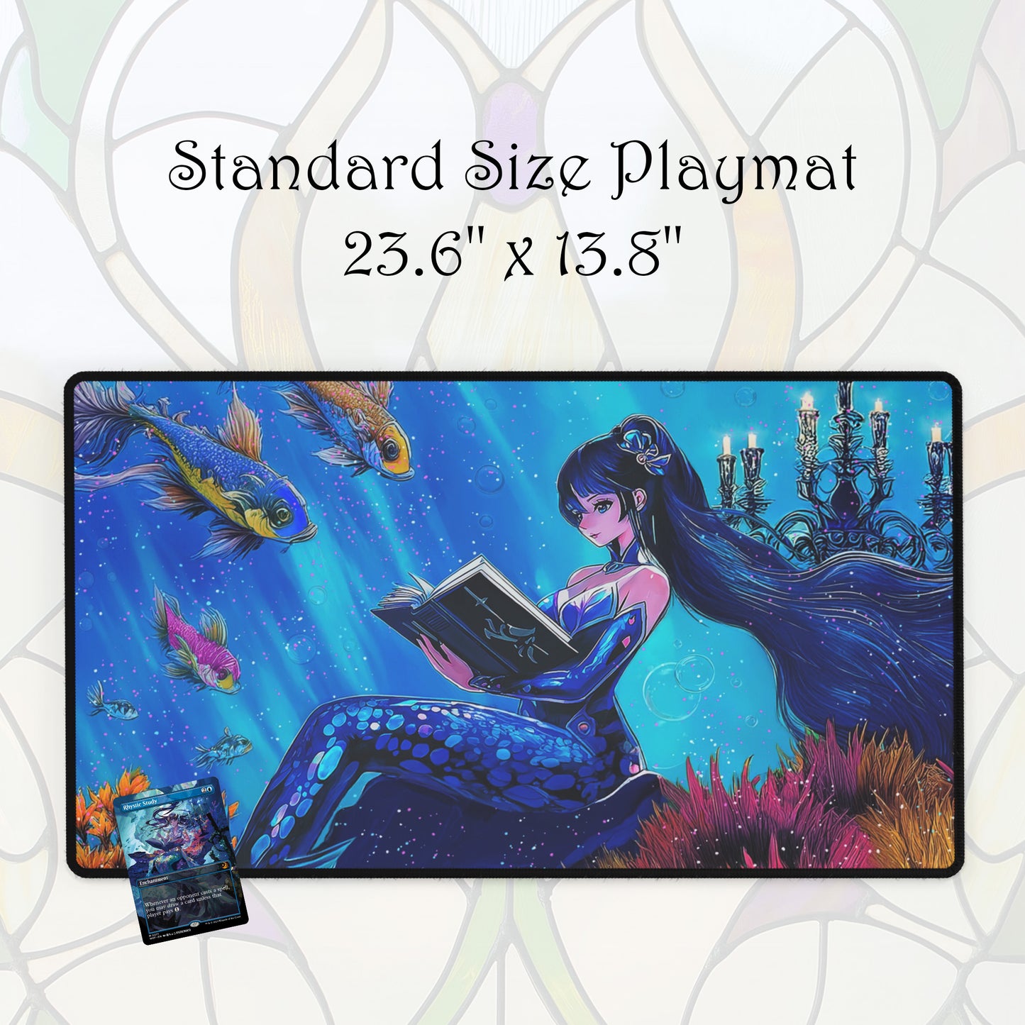 Rhystic Mermaid - TCG Playmat
