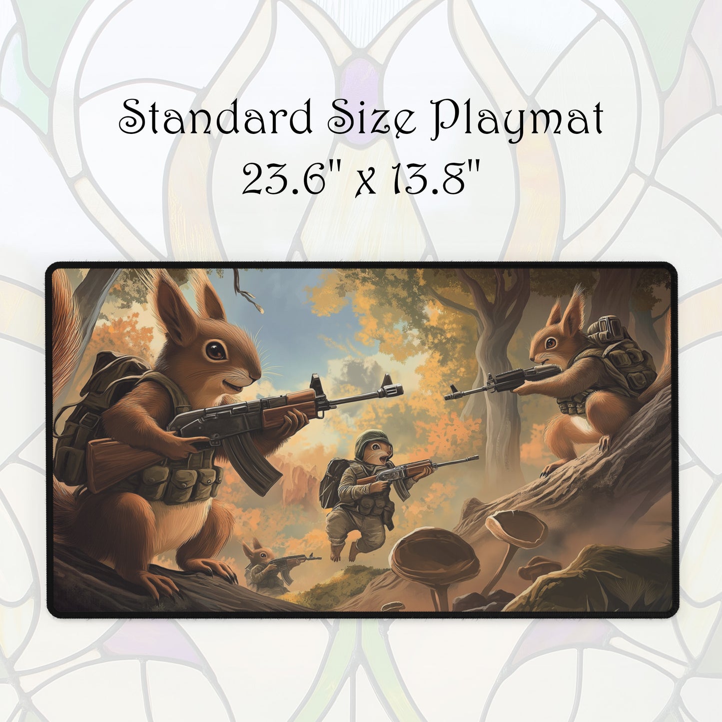 Squirrel Army- TCG Playmat
