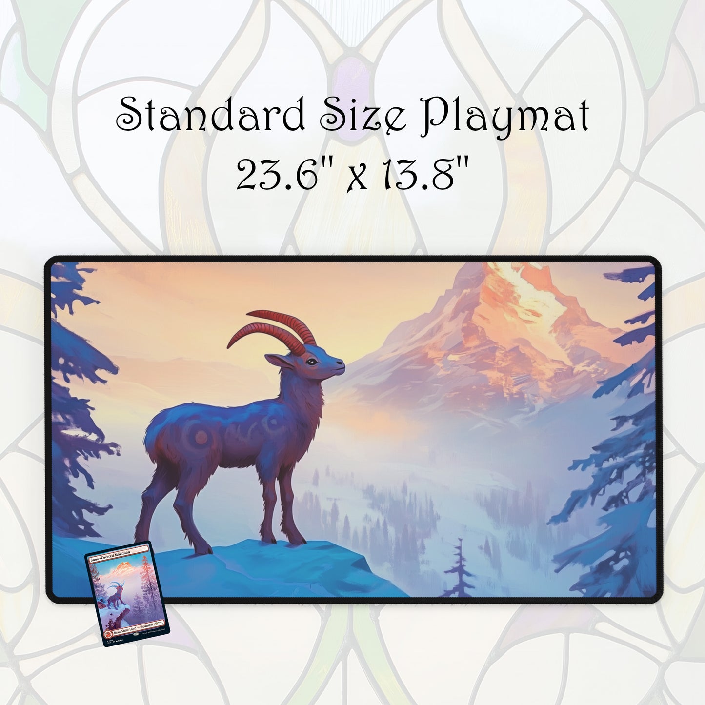 Snow Capped Forest - TCG Playmat