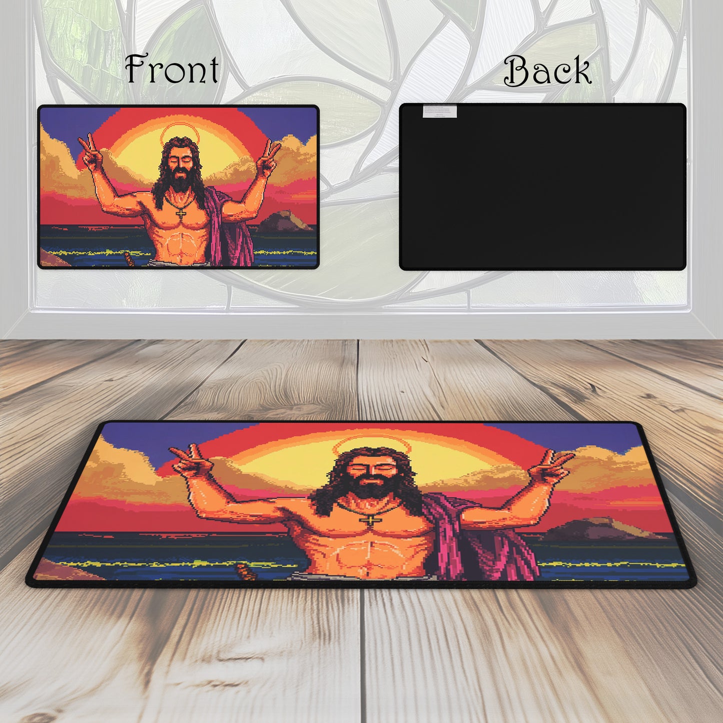 8-bit Jesus - TCG Playmat