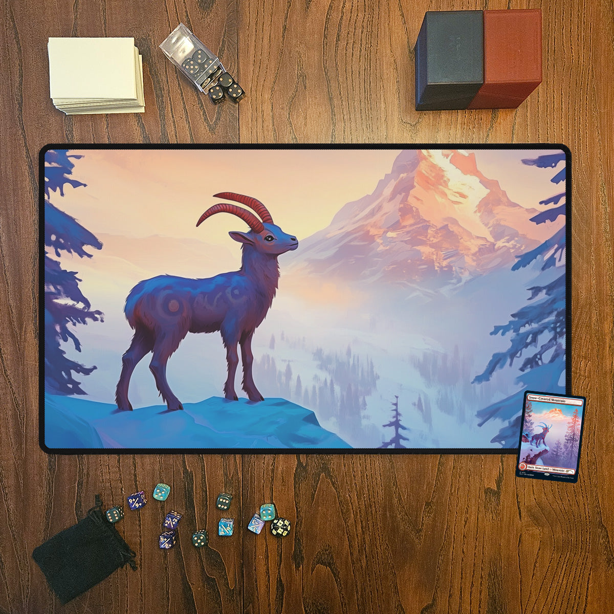 Premium TCG Playmat for Tabletop Games - Non-Slip Backing