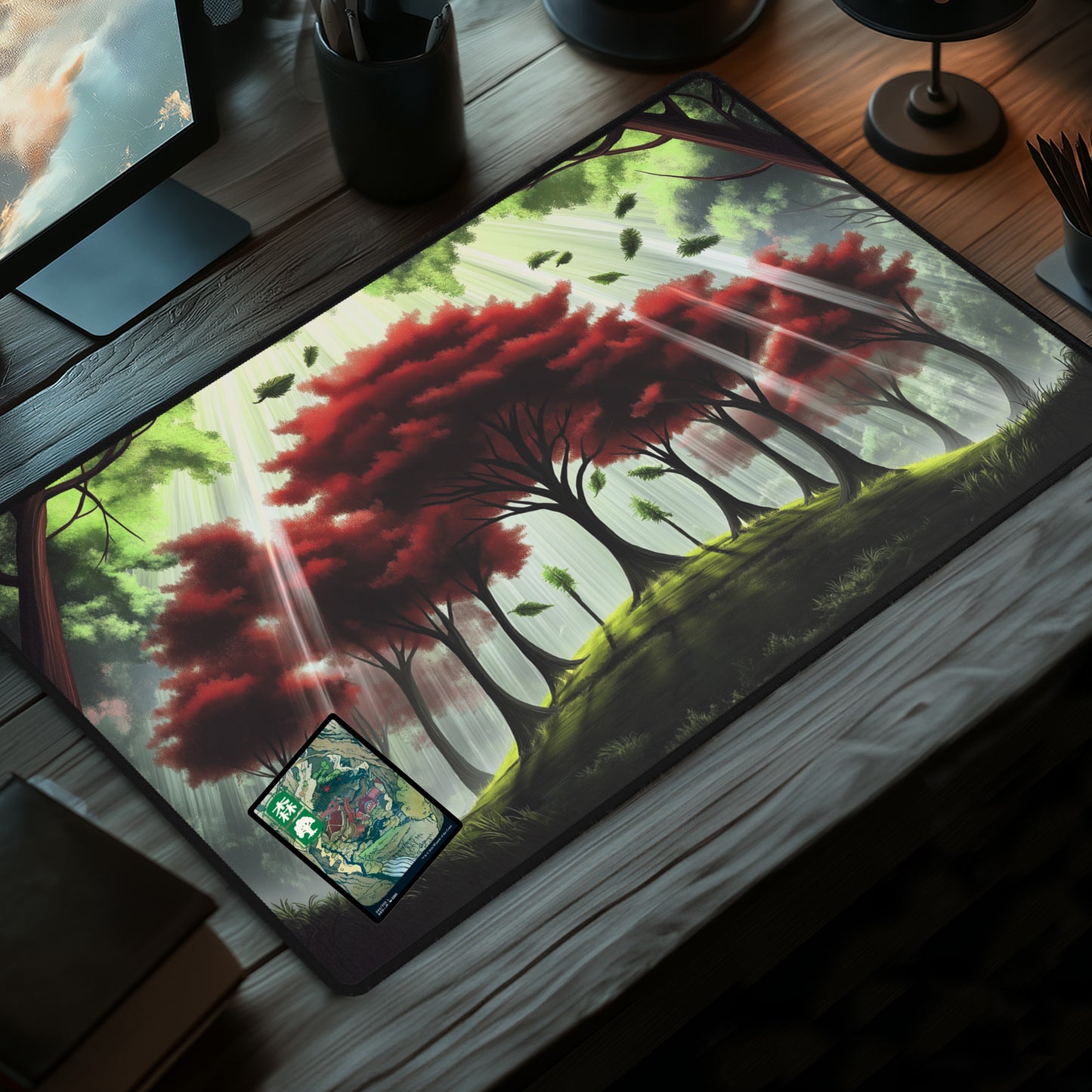 Premium TCG Playmat for Tabletop Games - Non-Slip Backing