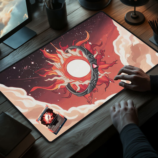 Premium TCG Playmat for Tabletop Games - Non-Slip Backing