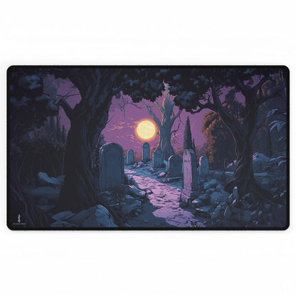 Moonlit Graveyard - TCG Playmat