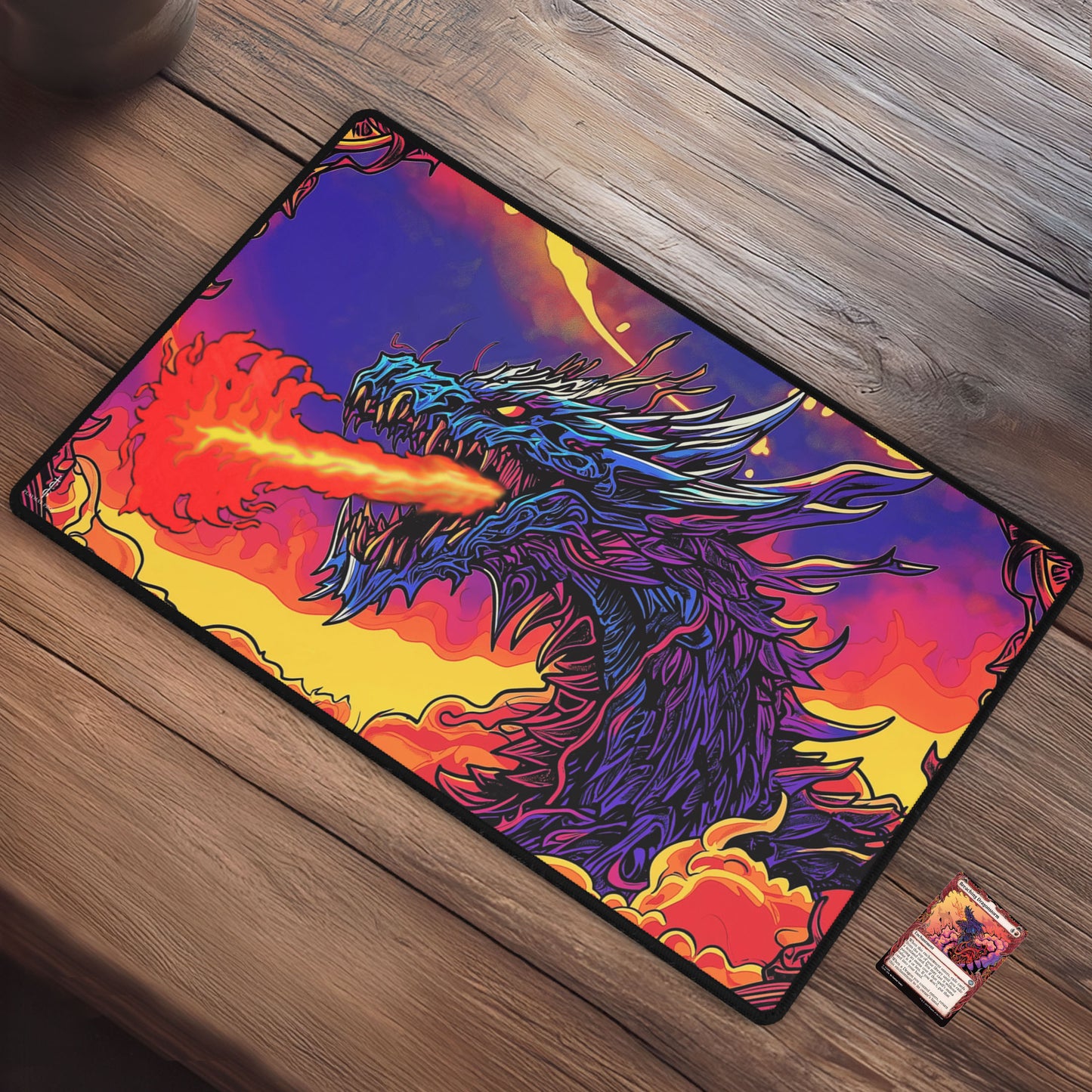 Breaching Elder Dragon - TCG Playmat