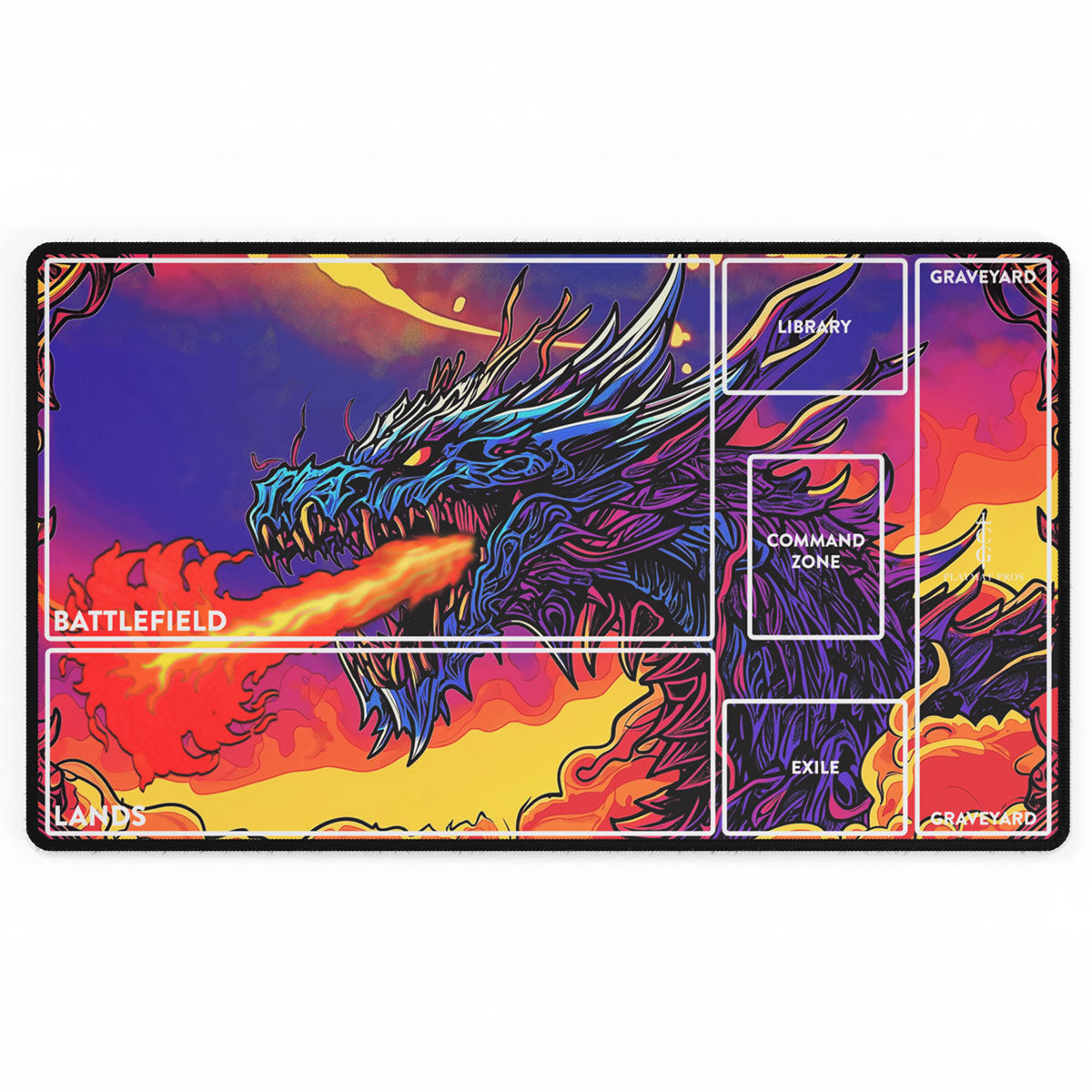Breaching Elder Dragon - TCG Playmat