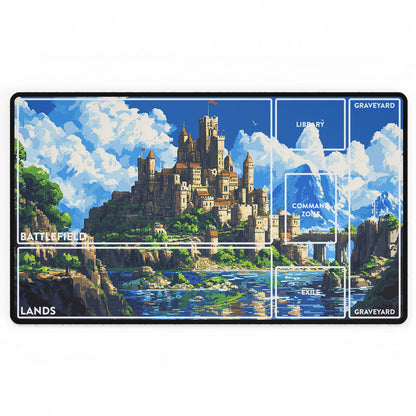 8-bit castle - TCG Playmat