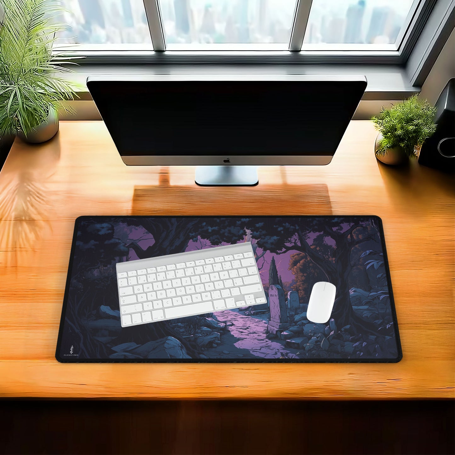 Moonlit Graveyard - TCG Playmat