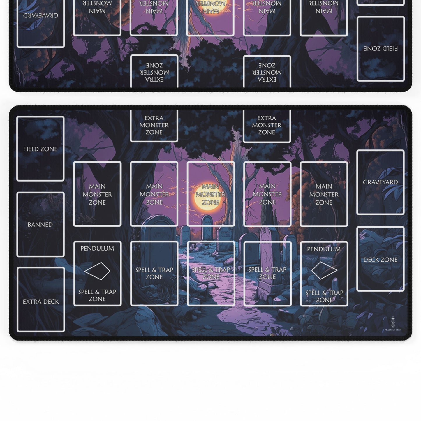 Moonlit Graveyard - TCG Playmat
